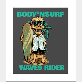 Waves rider Posters and Art